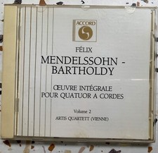 Artis Quartett Accord 200372 Mendelssohn Complete Works For String Quartet CD NM