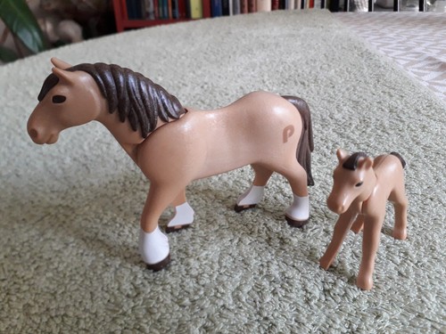 Equitation playmobil jument - -,