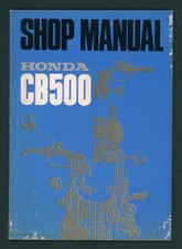 Honda CB500 Four (71-72) Factory Shop Manual Repair Book CB 500-K series K0 FV30