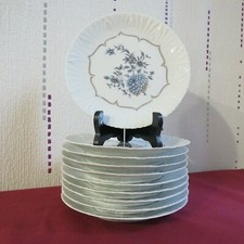 10 assiettes à dessert porcelaine de limoges jammet seignolles forme venus YANG