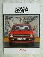 TOYOTA STARLET REVUE BROCHURE
