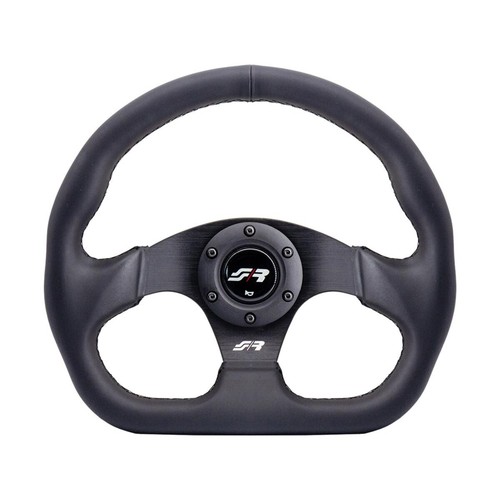 Volant sport éco cuir noir - volant, éco-cuir