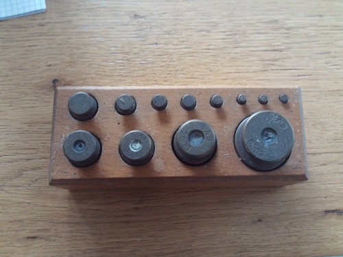 Boite poids ancien pour - boite,