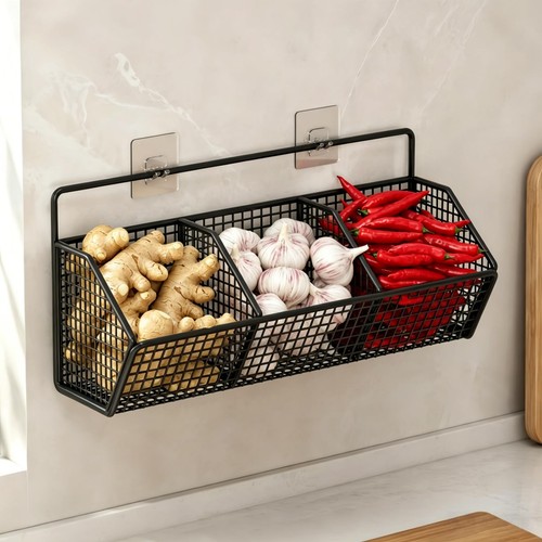 Hanging wire fruit basket with - wire,