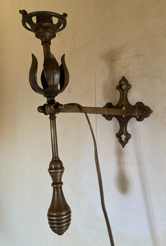 Lampe applique bronze - lampe,