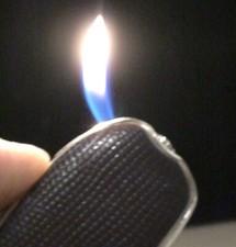 Briquet ancien Silver Match Paquebot de France Gas Lighter Feuerzeug Accendino