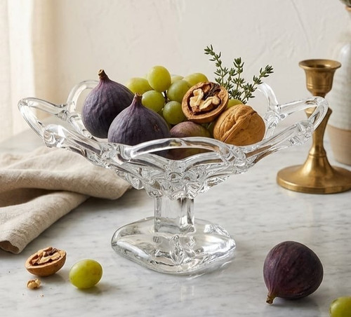 Coupe centre table verre - centre, en