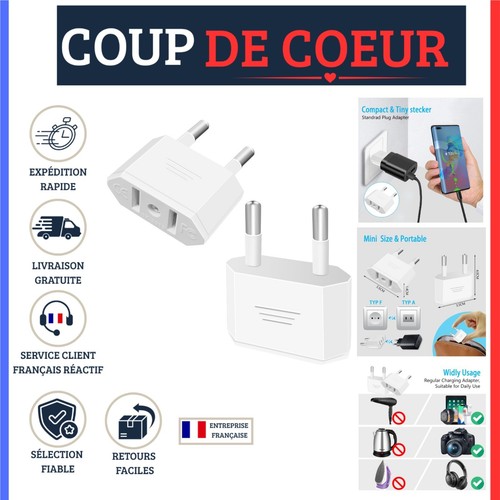 Tixlux adaptateur prise usa - 2x,