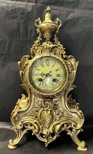 Pendule cartel bronze - de, style