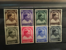 belgique 1936 cob 438 à 445 neuf sans charnière