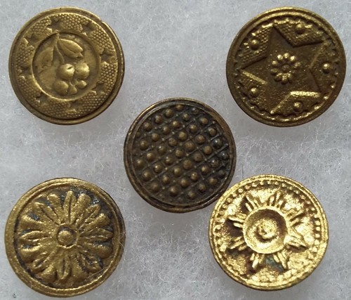 Lot boutons plats - lot, de