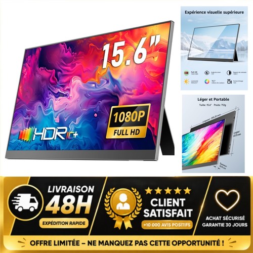 Yodoit écran portable - Écran, 15,6"