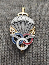 INSIGNE  BREVET  PREPARATION  MILITAIRE  PARACHUTISTE  -  BOUSSEMART  H597
