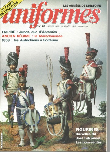 Uniformes infanterie - n°85,