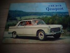 PEUGEOT 404 CATALOGUE (ref 67)