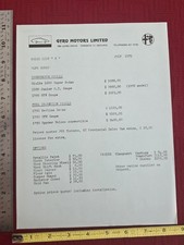 Original 1972 ALFA ROMEO