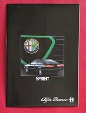 Alfa Romeo Sprint Brochure