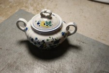 sucrier Phœnix bleu de