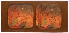 Vintage Albumin Artistic Puppet Theatre c1865 Photo Stereo Diorama 