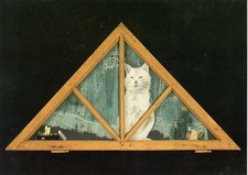 POSTCARD / POSTCARD / ANNEMARIE BARDON / / THE CAT / CHAT