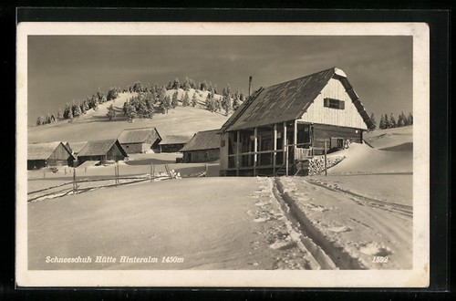 Carte postale hinteralm la - carte, hinteralm,