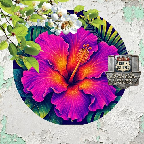 Vibrant hibiscus flower purple - hibiscus,