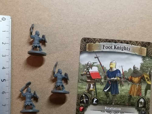 Foot knights engl card - foot,