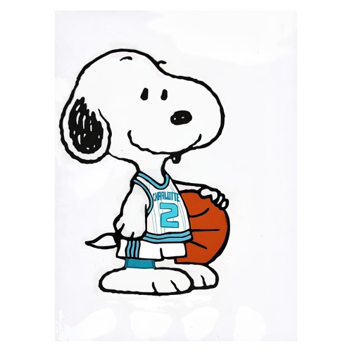 Affiche snoopy basketball - affiche,