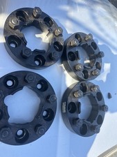 LAND ROVER DEFENDER BLACK 30mm WHEEL SPACERS aircraft-grade aluminium [1173]