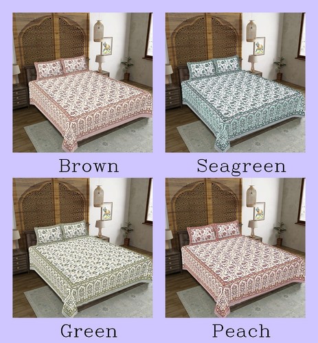 Drap lit indien coton - lit,