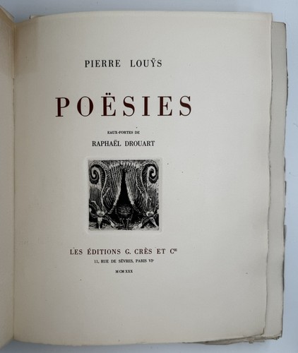 Poesies pierre louys - pierre,