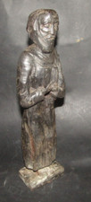 RELIGIOUS SCULPTURE SAINT Peter?  OAK 17th / 18th century?  h 34cm