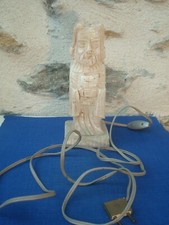 V66 Rare Lampe Pierre Albatre