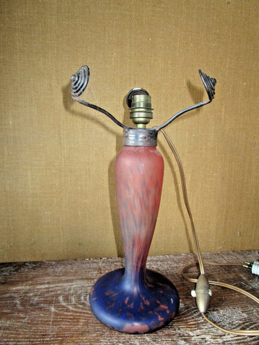 Pied lampe pate de - de, verre