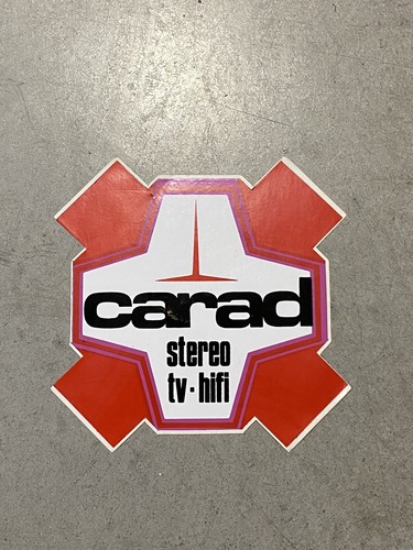 Autocollant vintage carad - vintage,