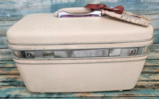 Vtg Samsonite White Cream