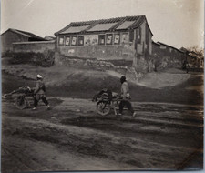 China, Beijing, in a street, vintage print, ca.1910 vintage print print print d&#03