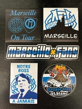 Lot 100 stickers OM Olympique de Marseille 