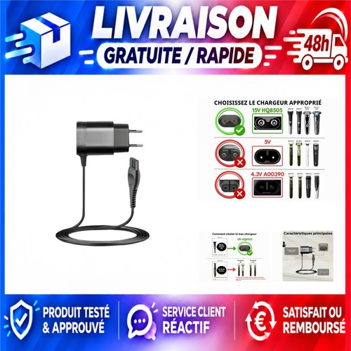 Chargeur 15v hq8505 pour - 15v,
