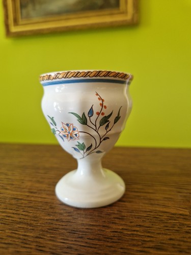 Coquetier faïence gien - coquetier, en