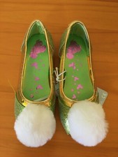 NWT Disney Store Tinker Bell Costume Shoes Princess Girls Peter Pan many sizes