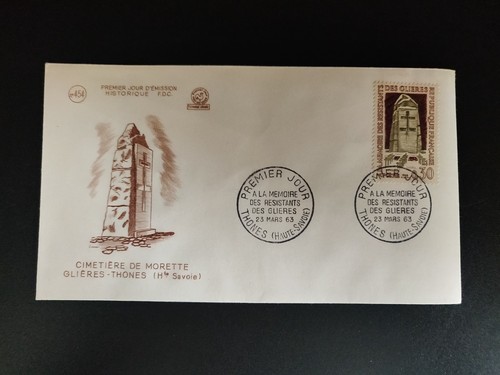 Enveloppe 454 fdc 1er - enveloppe,