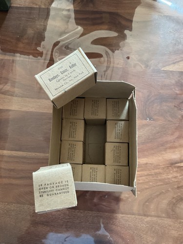 Rare ww2 box 12 bandages - rare,