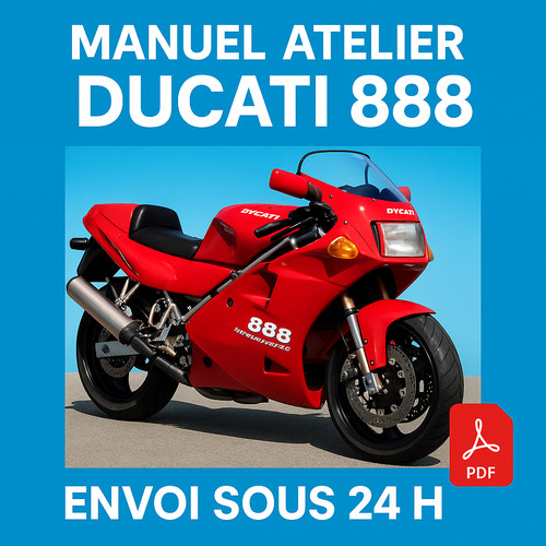 Manuel atelier ducati 888 1991 - manuel,