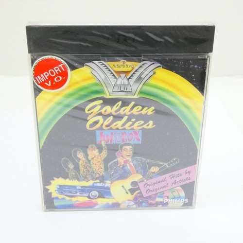 Golden oldies jukebox console - golden,