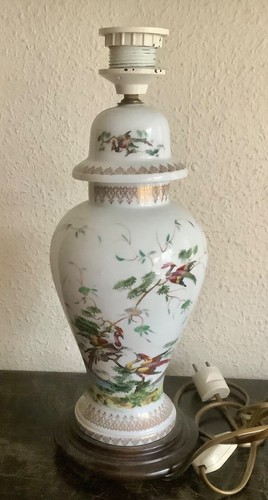 Pied lampe porcelaine - pied,