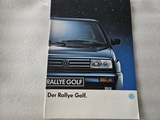 1989 Brochure prospekt VW GOLF