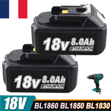 2X 18V Batterie pour Makita