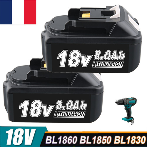 18v batterie pour makita - 2x,
