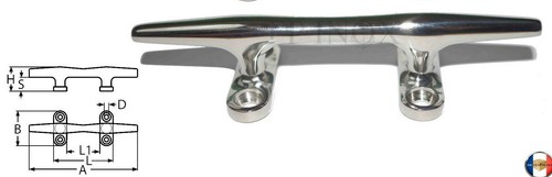 Taquet rond longueur 150mm - rond,